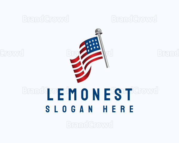 American US Flag Logo
