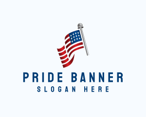 American US Flag logo design