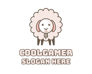 Fluffy Pink Sheep  Logo