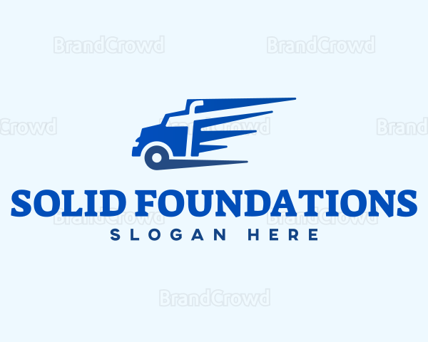 Delivery Truck Cargo Logo