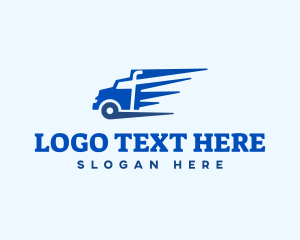 Truck-driver - Delivery Truck Cargo logo design