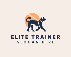 Dog Pet Leash logo design