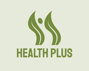 Vegan Health Plant  logo design