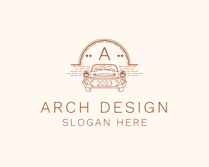 Arch - Arch Transportation Car logo design