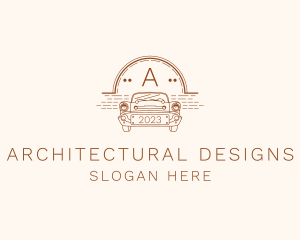 Arch - Arch Transportation Car logo design