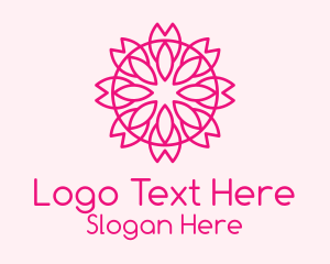 Flower Gardening Centerpiece Logo
