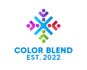 Colorful Charity Foundation  logo design