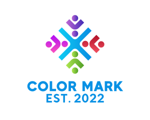 Colorful Charity Foundation  logo design