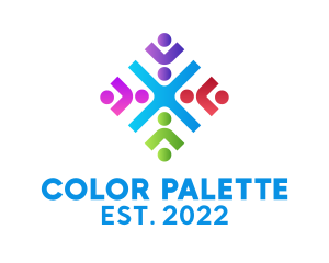 Colorful Charity Foundation  logo design