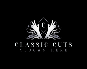 Classic Elegant Hands logo design