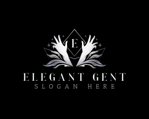 Classic Elegant Hands logo design