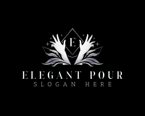 Classic Elegant Hands logo design