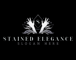 Classic Elegant Hands logo design