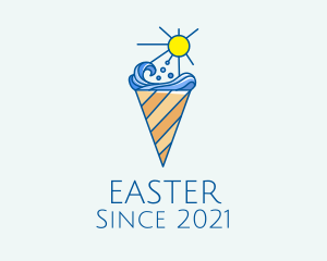 Sea - Summer Ice Cream logo design