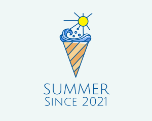 Summer Ice Cream  logo design