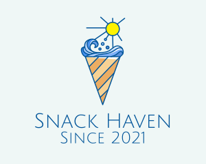 Summer Ice Cream  logo design