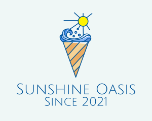 Summer Ice Cream  logo design