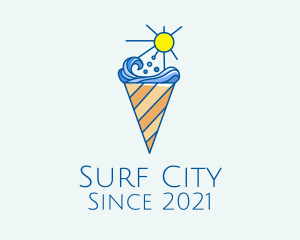 Summer Ice Cream  logo design