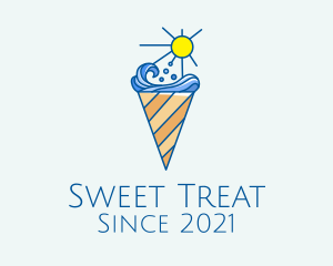 Summer Ice Cream  logo design