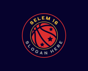 Basketball Ring - Basketball Star Sports logo design