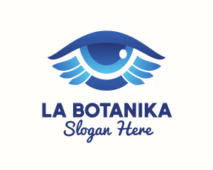 Blue Eye Wings  Logo