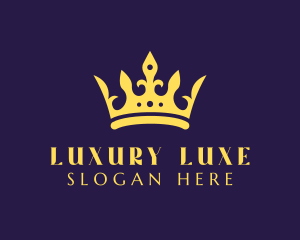 Luxury Tiara Pageant logo design