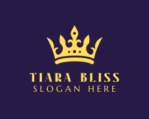 Luxury Tiara Pageant logo design