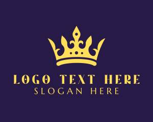Yellow - Luxury Tiara Pageant logo design