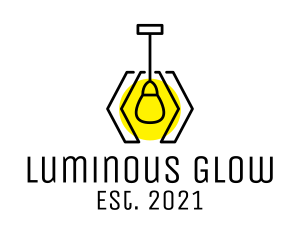 Illumination - Geometric Pendant Lighting logo design