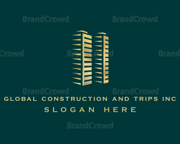 Building Real Estate Structure Logo