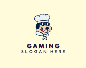 Sunglasses Chef Dog Logo