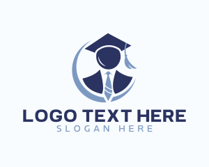 Scholarship - College Learning Graduation logo design