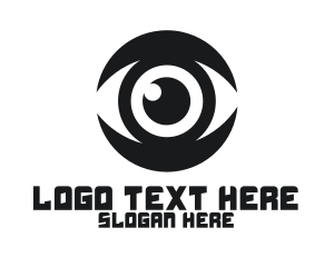 Eyeball - Black Eye Surveillance logo design