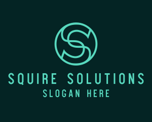 Consulting Firm Letter S logo design