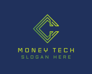 Fintech - Crypto Fintech Currency logo design