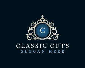 Classic Crown Decorative Elegant logo design