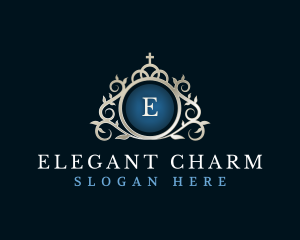 Classic Crown Decorative Elegant logo design