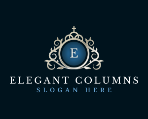 Classic Crown Decorative Elegant logo design