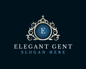 Classic Crown Decorative Elegant logo design