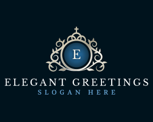 Classic Crown Decorative Elegant logo design