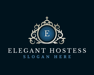 Classic Crown Decorative Elegant logo design