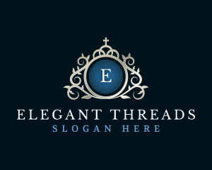 Classic Crown Decorative Elegant logo design