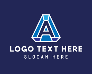 Engineering - Company Letter A logo design