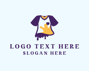Sublimation - Creative Shirt Paint logo design