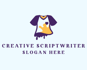 Creative Shirt Paint logo design