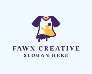 Creative Shirt Paint logo design