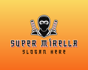 Ninja Warrior Gaming Character Logo