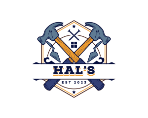 Hardware - Construction Hammer Contractor logo design