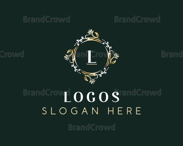 Luxury Flower Boutique Logo