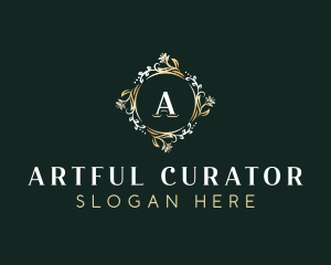 Luxury Flower Boutique logo design